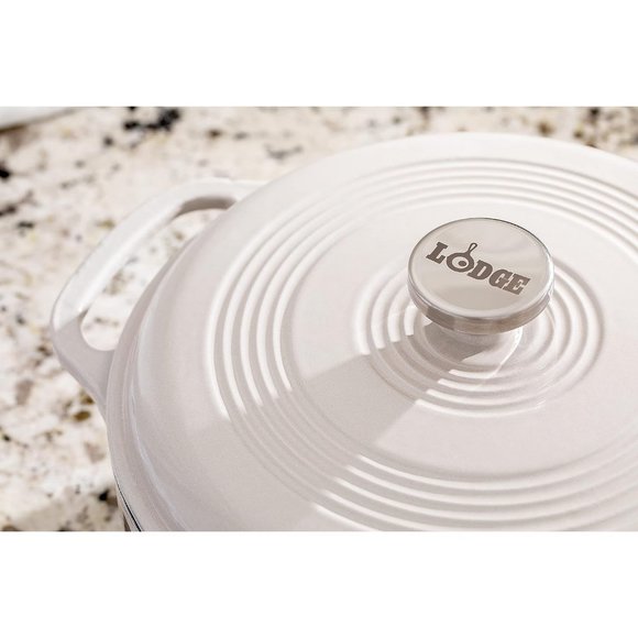 6 Quart Enameled Cast Iron Dutch Oven Safe up to 500° F Bake Refrigerate - Picture 7 of 7